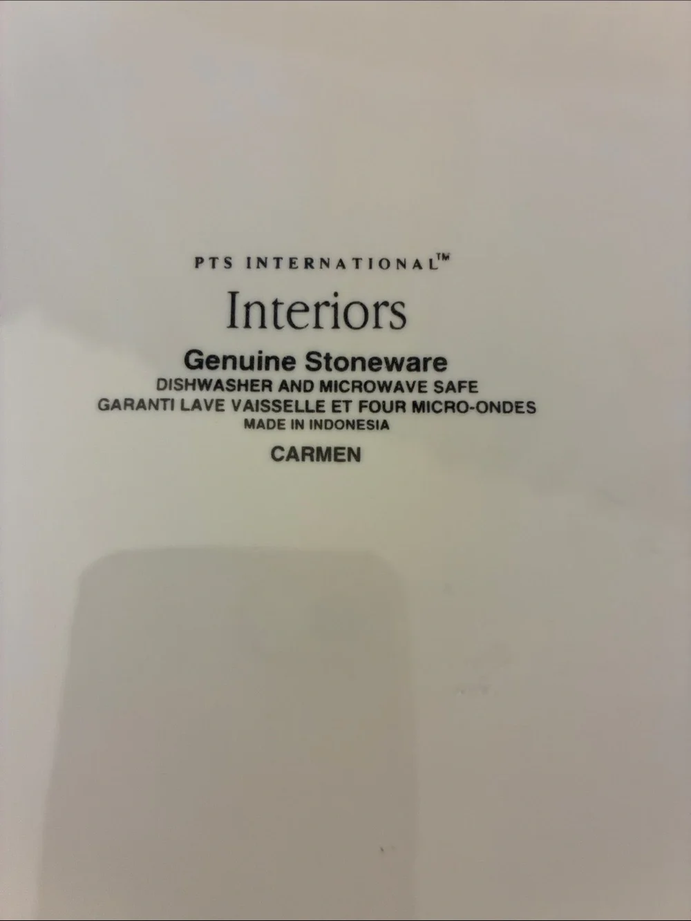PTS International Interiors Carmen Chop Plate 12”